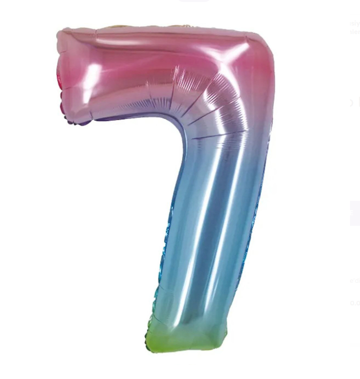 Folyo Balon Renkli 7 40 İnç 100 Cm